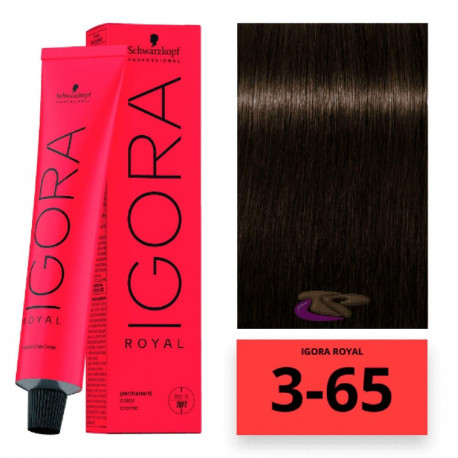 SCHWARZKPOF IGORA TINTE 3-65 CASTAÑO OSCURO 1UN