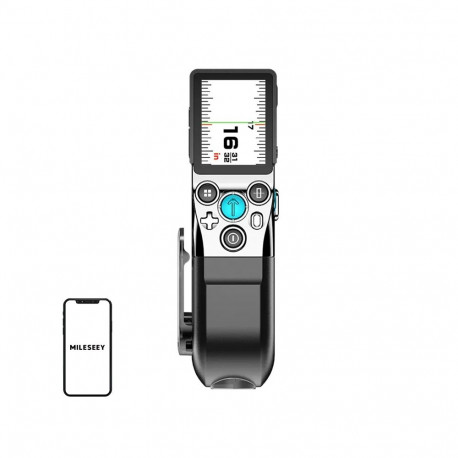 Measuring Tool - Mileseey XTAPE1 Laser Distance Meter 100m Range ±1/16 Inch Accuracy Black