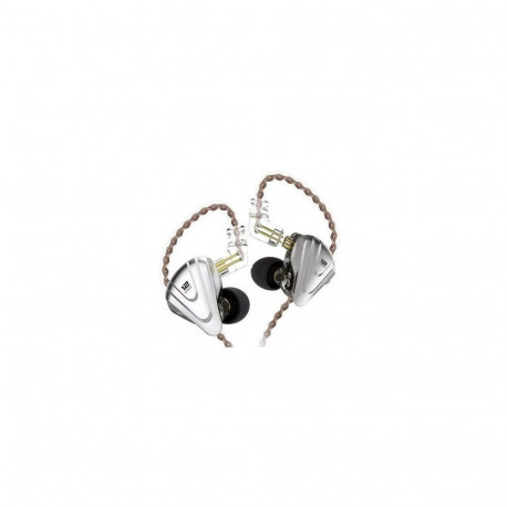 Headphones - KZ ZAR No Mic In-Ear Headphones 10 mm 111 dB Silver