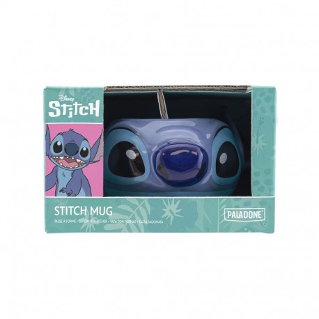 Ceramic Mug - Paladone Stitch Shaped Mug 0.45L Blue