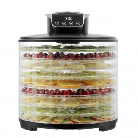 Food Dehydrator - Concept SO3010 9 Trays, 35-70°C Temperature Control, Timer Black
