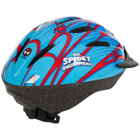 Kids Bicycle Helmet - HUFFY Spidey And His Amazing Friends 53–58 cm Blue Red