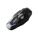 Motorcycle Communication System - EJEAS X10 Plus Intercom, Mesh, Bluetooth, IP67 Waterproof, Black