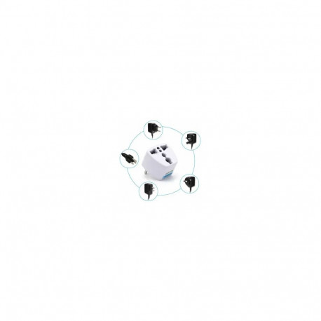 Fusion charger adapter UK | US | AU | CH -> EU (220V) white