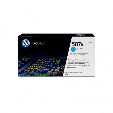 HP 507A (CE401A) Toner Cartridge, Cyan