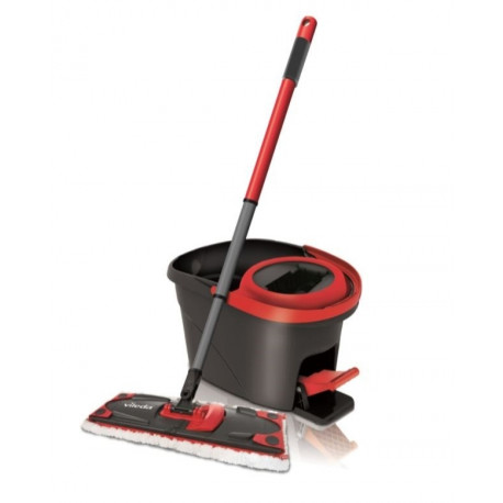Vileda 140827 mop Polyamide, Polyester, Polypropylene (PP), Thermoplastic polymer Black, Red