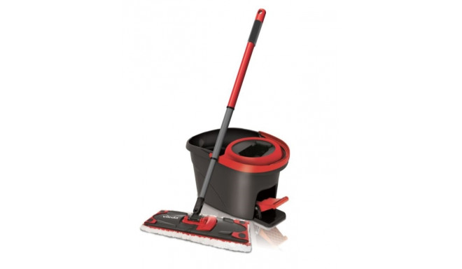 Vileda 140827 mop Polyamide, Polyester, Polypropylene (PP), Thermoplastic polymer Black, Red