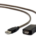 Gembird USB A/USB A M/F 10m USB kaabel USB 2.0 must