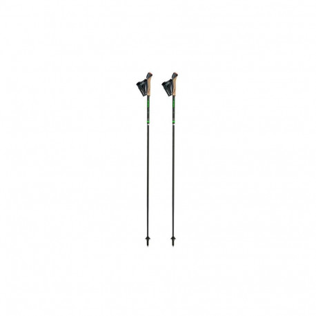 Gabel FLD Carbon Kokkupandavad jooksu- ja kepikõnnikepid, 125 cm, must
