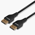 Lindy DisplayPort 1.4 Cable, Slim (black, 2 meters)