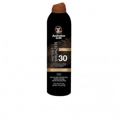 AUSTRALIAN GOLD INSTANT BRONZER SPF30 water resistant spray 177 ml