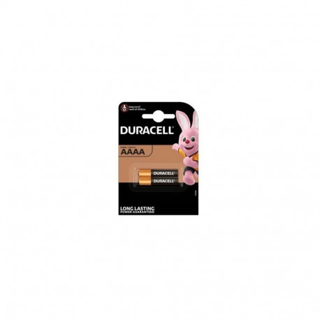 DURACELL Battery (LR61) AAAA Alkaline (2 batteries / blister) 1.5V