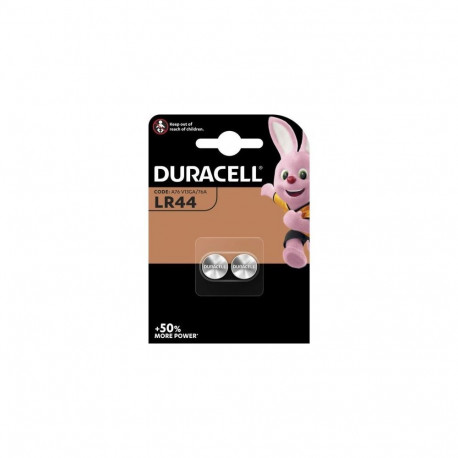 DURACELL Battery (LR44) Button Alkaline (2 battery / blister) 1.55V