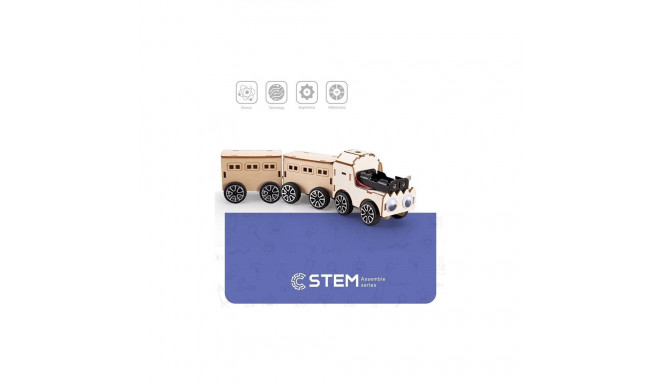 Wooden Assembly Kit Train, STEM Educational Toy