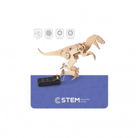 Wooden Assembly Kit Robot T-Rex, STEM Educational Toy