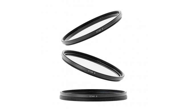 Urth 46mm Star 4 point, 6 point, 8 point Lens Filter Kit
