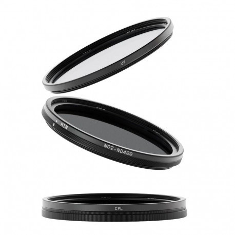 Urth 72mm UV, Circular Polarizing (CPL), ND2 400 Lens Filter Kit