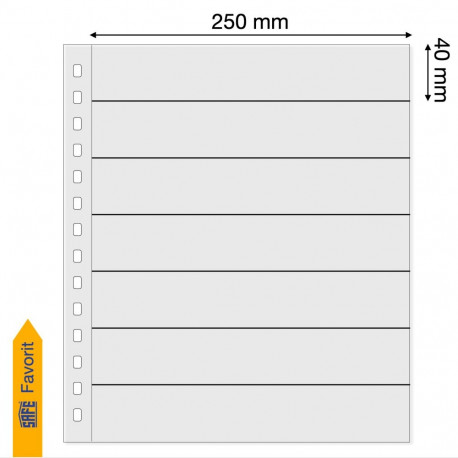 SAFE Garant vaheleht 7-riba - valge