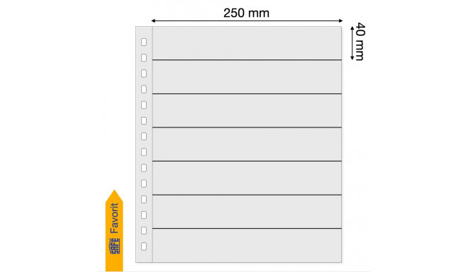 SAFE Garant vaheleht 7-riba - valge