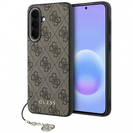 GUESS case for SAMSUNG Galaxy A57 GUHCSA57GF4GBR (PU 4G Classic Logo with Charm) brown