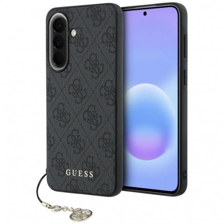 GUESS case for SAMSUNG Galaxy A57 GUHCSA57GF4GGR (PU 4G Classic Logo with Charm) black
