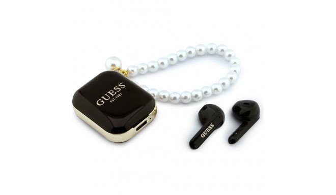Wireless earphone GUESS TWS Pearl Strap GUE005292 black