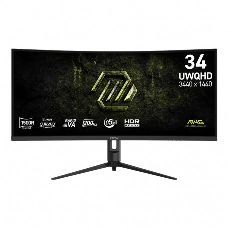 monitor MAG 342CQRF E20 34inches UWQHD kõver 200Hz, must