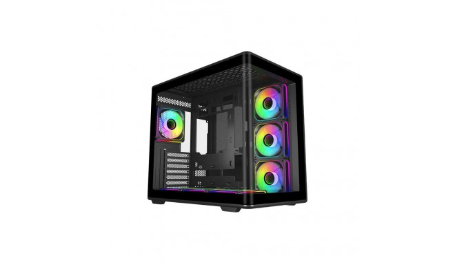 Case Elite 600 black 7*ARGB Fan Version + Hub
