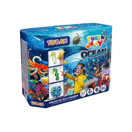 Tubi komplekt Jelly Ocean suur akvaarium, 8 värvi