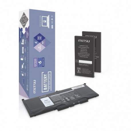 Dell aku Latitude 7390, 7490 5800mAh (44Wh) 7.6V