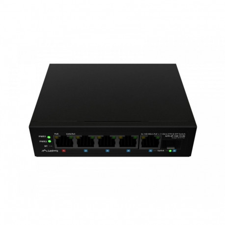Switch Light ILFE-4P-1GE-1S-90 Light Industrial POE 1XBT 3AXT SFP + ETH DIN FAST Ethernet