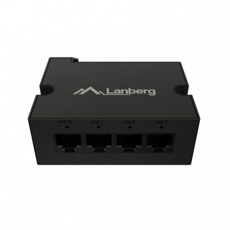 Võrgulüliti Din-Ge4-Bt-90w 1xIn 3xOut 1GB PoE-pikendaja gigabitine Ethernet DIN-kinnitusega