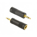 Audio adapter plug 6,35mm to 3,5mm