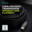 AOC HDMI-kaabel hübriid HDMI-A pistik-pistik HDMI 2.1 UHD-2 8K@60Hz 48Gbps HDR eARC HDCP 2.2 CEC 20m