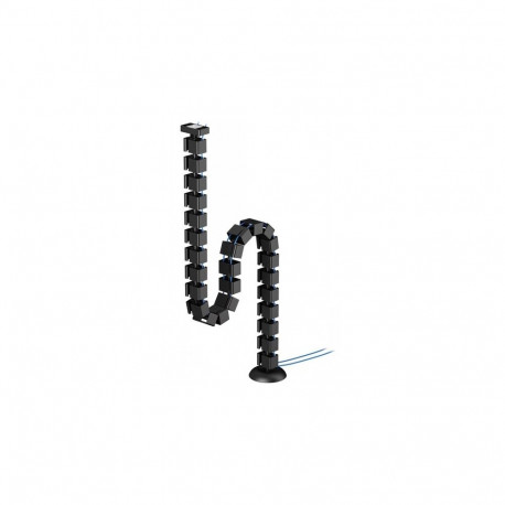 NEOMOUNTS CABLE SPINE ORGANIZER FOR SIT/STAND DESK FRAMES, MAGNET MOUNTED, BLACK