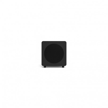 KANTO AUDIO 8-INCH SEALED POWERED SUBWOOFER W. RCA CABLE - MATTE BLACK (INCL. TYPE C & G POWER CORDS
