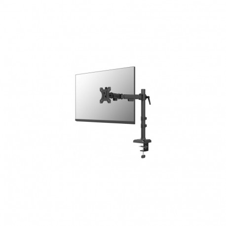 NEOMOUNTS NERO SINGLE FLAT SCREEN DESK MOUNT (PHONE HOLDER+QUICK-FIX CLAMP/GROMMET)
