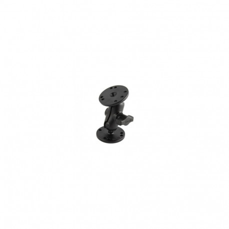 RAM MOUNTS B-KOKO LYHYT KIINNITYSVARSI + 2X B-KOKO 1.0" KUULA PYÖREÄ 2.5" ALUSTA