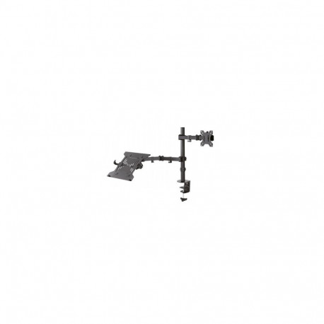 NEWSTAR FLAT SCREEN & NOTEBOOK DESK MOUNT (CLAMP/GROMMET)  10-32" BLACK