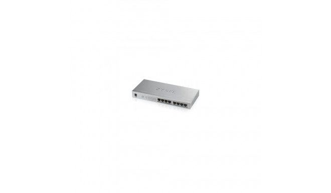ZYXEL GS1008-HP, 8 PORT GIGABIT POE+ UNMANAGED DESKTOP SWITCH, 8 X POE, 60 WATT (5Y WARRANTY)