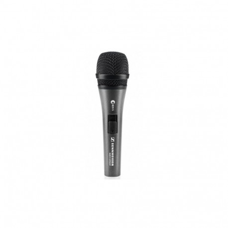 SENNHEISER E 835-S, VOCAL MICROPHONE, DYNAMIC, CARDIOID, I/O SWITCH, 3-PIN XLR-M, ANTHRACITE, INCLUD