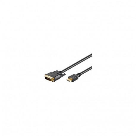 GB HDMI/DVI CABLE 2M, HDMI - DVI-D SINGLE-LINK (18+1 PIN), G