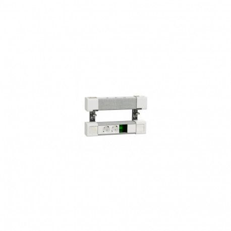 SCHNEIDER ELECTRIC UNICA SYSTEM+ DESK UNIT 4XSCHUKO+USB A/C+RJ45 OPT, WHITE/GREY
