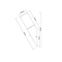 CORTE seinavalgusti DF7430 E27 IP44 andur