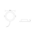 RECESSED LED LIGHT EPIRUS 6W ROUND