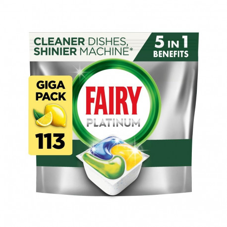 Fairy Platinum sidruni nõudepesukapslid 113 tk