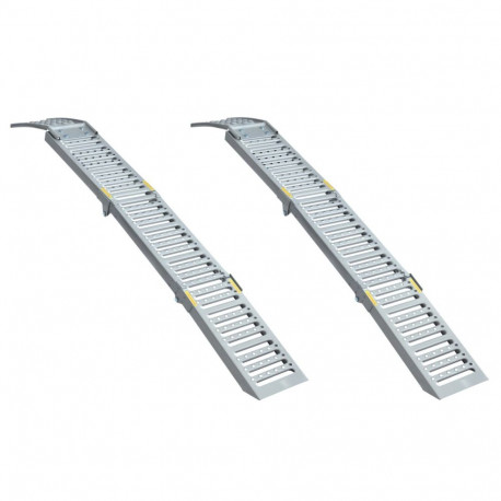 Saliekamās tērauda rampas 2200kg, 2 gab., G02047, GEKO