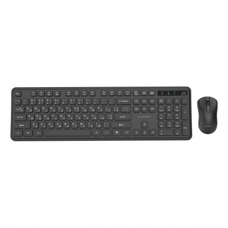 KEYBOARD +MOUSE WRL CYRILLIC/BK KBS-WPS-01-CYRL GEMBIRD