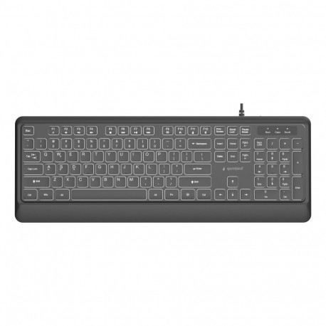 KEYBOARD MULTIMEDIA USB ENG/BLACK KB-UML-04 GEMBIRD