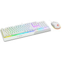 KEYBOARD +MOUSE/VIGOR GK30 COMBO WHITE US MSI